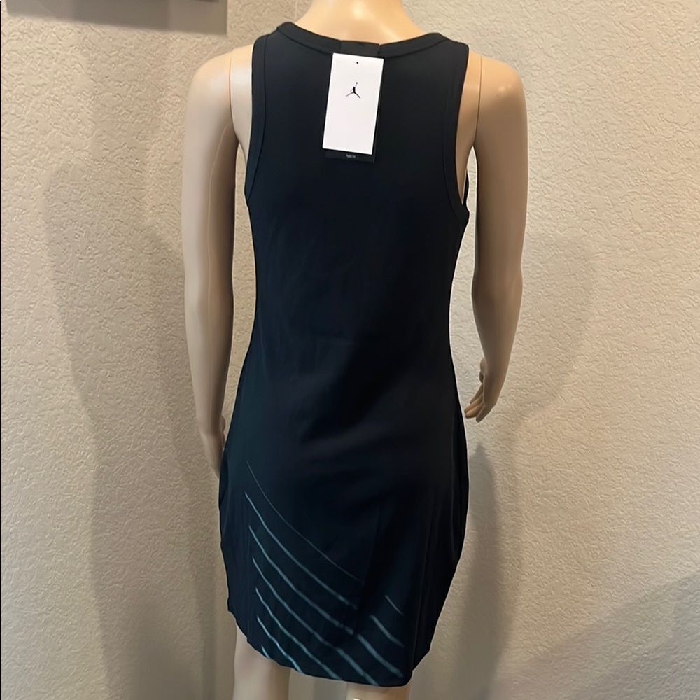 NWT Jordan Black Sleeveless Sheath Midi Dress - Picture 4 of 6